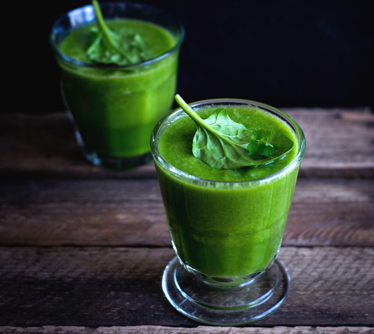 Green Juice with lime and lemon
