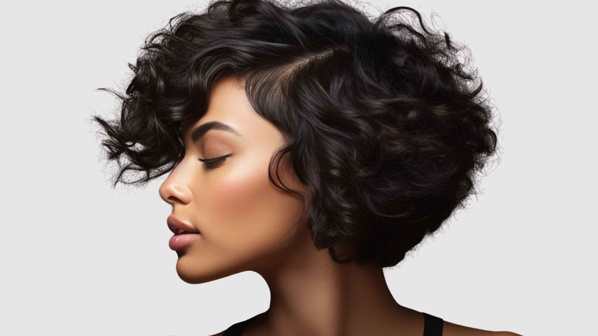 Dry Hair Treatment | Short Curly Hair with Length on top
