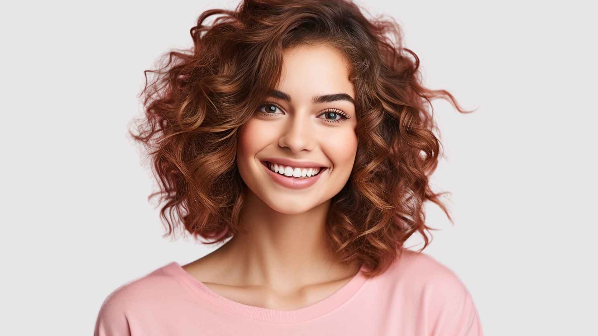 Thick Curly Hair Mid Length